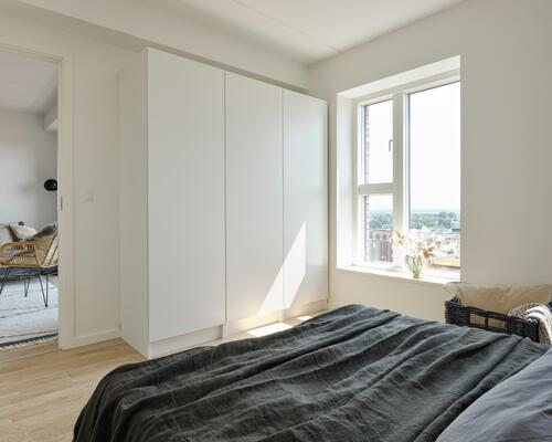 Unik penthouselejlighed med udsigt over Hillerød