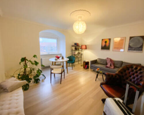 Hyggelig 2-værelses lejlighed med udsigt til Østre Anlæg