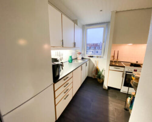 Hyggelig 2-værelses lejlighed med udsigt til Østre Anlæg