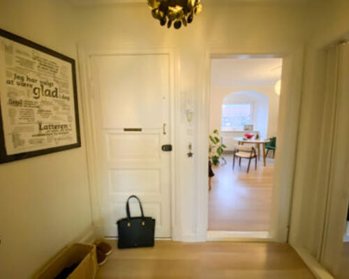 Hyggelig 2-værelses lejlighed med udsigt til Østre Anlæg