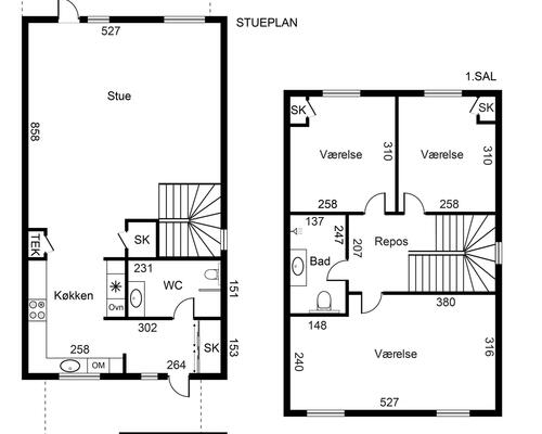 3 værelses lejlighed i Nyborg