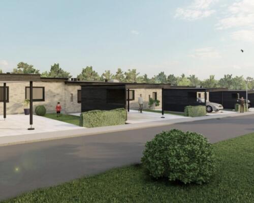 Nybygget 4-værelses rækkehus i ét plan