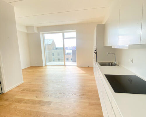 3-værelses lejlighed i nybygget ejendom, med fantastisk altan!