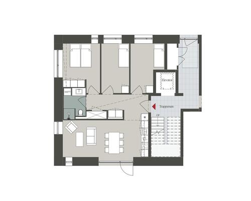 3 værelses lejlighed i Odense V