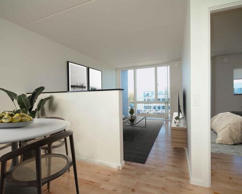 Skøn 2-værelses med stor altan