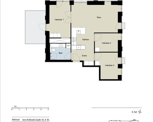 4 værelses lejlighed i Taastrup