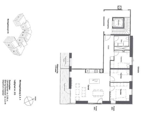 3 værelses lejlighed i Valby