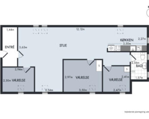 RUMMELIG OG INDBYDENDE LEJLIGHED I HOBRO-OMRÅDET