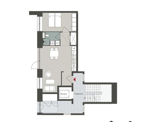 1 værelses lejlighed i Odense V