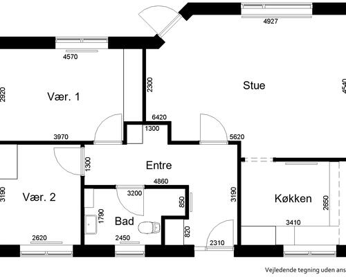 3 værelses hus i Skive