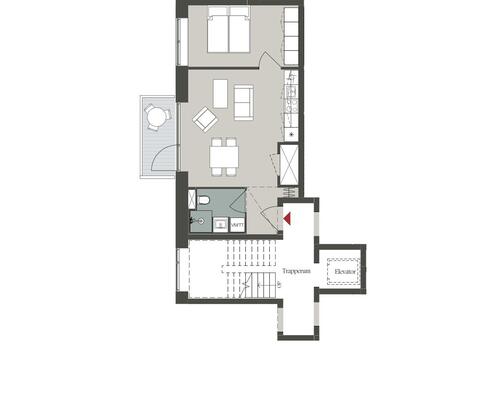 1 værelses lejlighed i Odense V