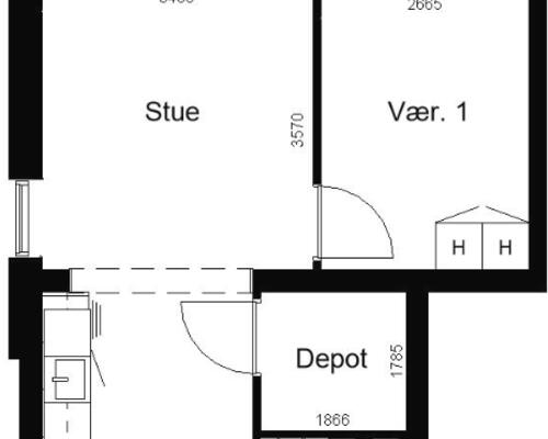 Helt ny og moderne bolig i grønne omgivelser