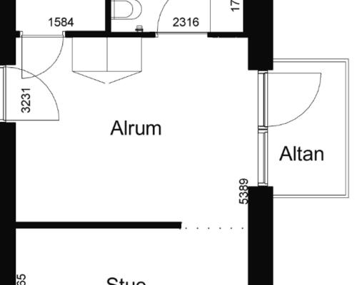Attraktiv og moderne 1-værelses lejlighed i naturen tæt på byen