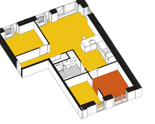 2 værelses hus i Odense SV