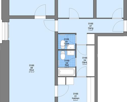 4 værelses lejlighed i Esbjerg Ø