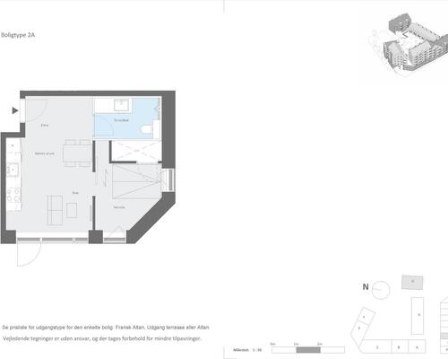 2 værelses lejlighed i Århus N