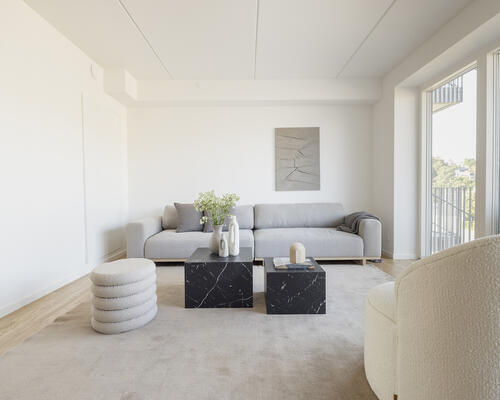 Skøn 3-værelses lejlighed med stor altan