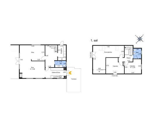 4 værelses hus i København NV