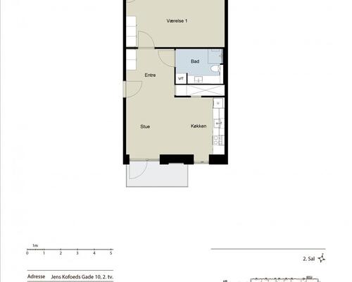 2 værelses lejlighed i Taastrup