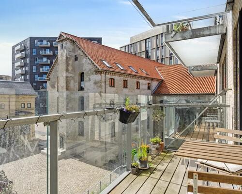 Flot 2 værelses med altan i Ceresbyen, Aarhus C