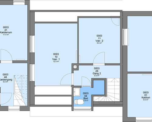 3 værelses lejlighed i Høng