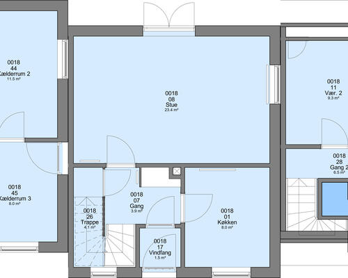 3 værelses lejlighed i Høng