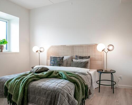 Lys 2-værelses lejlighed i Asani Haven