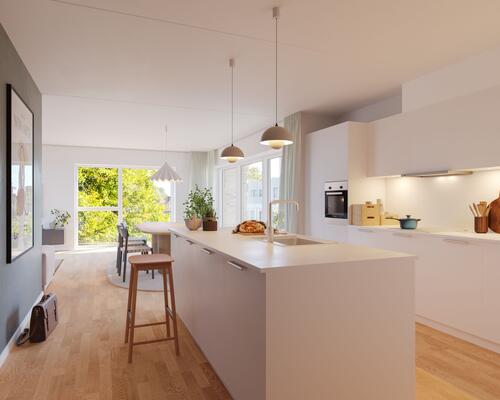 Lækker stuelejlighed centralt i Hadsten - tæt på Århus