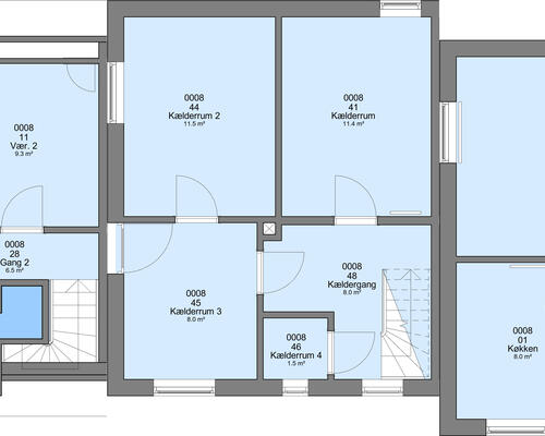 4 værelses lejlighed i Høng