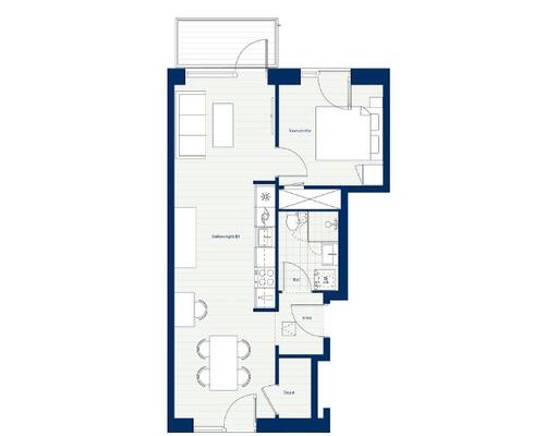 2 værelses – Roesskovsvej 22 C, 2. lejl. 1 – Odense V