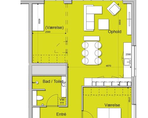 3-værelses i Vejle!