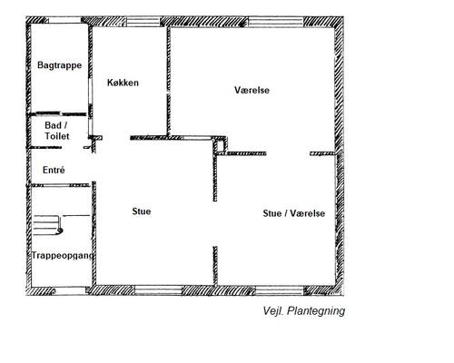 Super flot 3 vær. i Viborg midtby