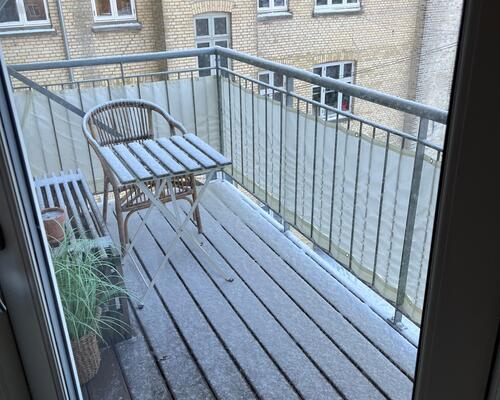 Ideel 2-værelses med stor altan