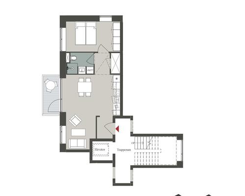 1 værelses lejlighed i Odense V