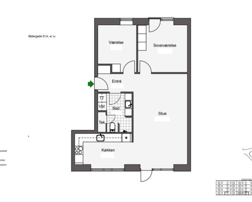 3 værelses lejlighed i Odense C