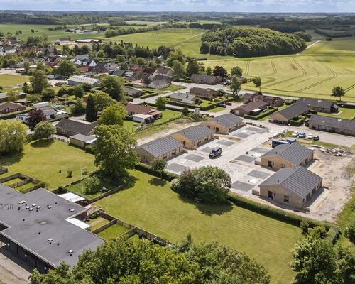 Nye, moderne familieboliger opføres i Vonge, Givskud og Thyregod – et trygt og attraktivt hjem for hele familien