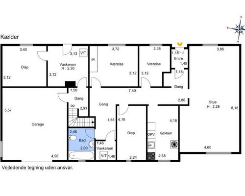 3 værelses hus i Karup J