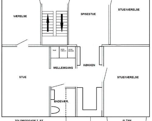 5 værelses lejlighed i Viborg