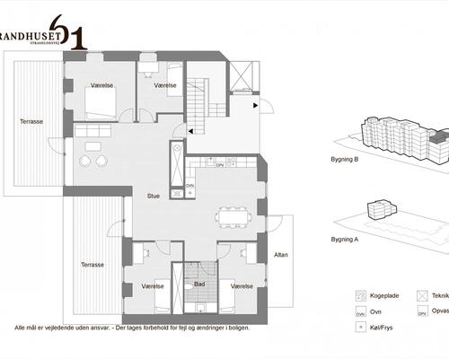 5 værelses lejlighed i København S
