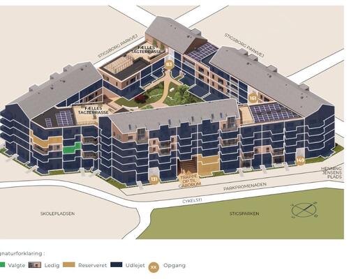 Moderne lejlighed med fantastisk udsigt i Nørresundby
