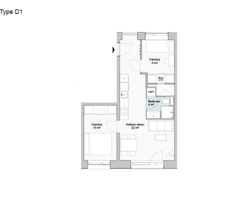 3 værelses lejlighed i Odense M