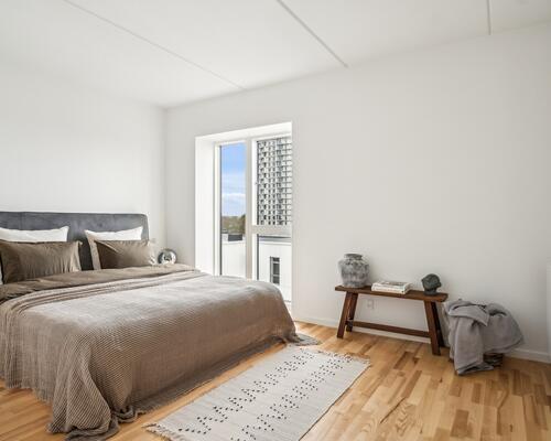 Penthouse på 5. sal - delevenlig