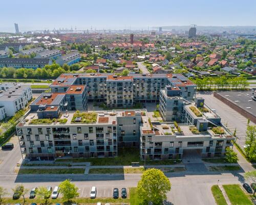 Penthouse på 5. sal - delevenlig