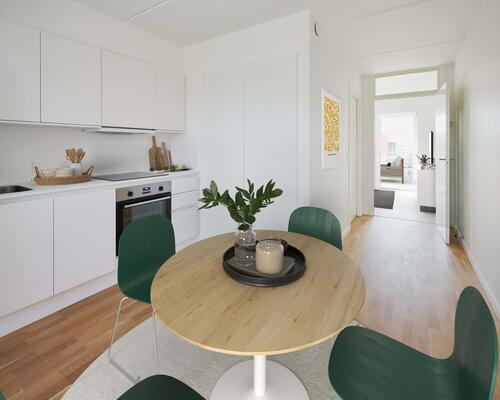 Skøn 2-værelses med altan og lav indflytningspris