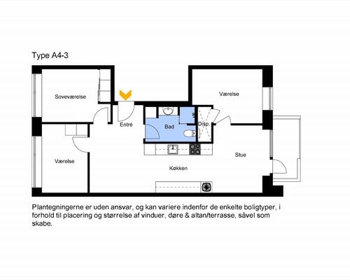 4 værelses lejlighed i Åbyhøj