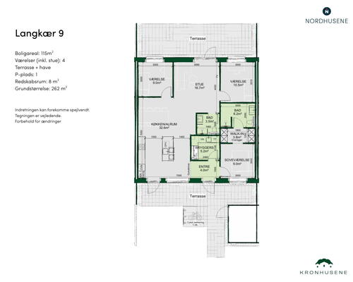 4 værelses lejlighed i Rønde