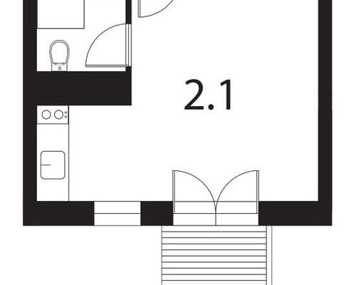 35 m2 værelse i København NV