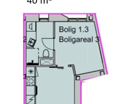 Hyggelig 2 værelses lejlighed i Aarhus.