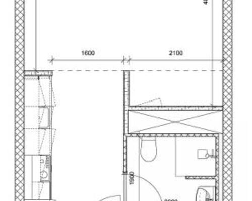 1 værelses lejlighed i Odense C