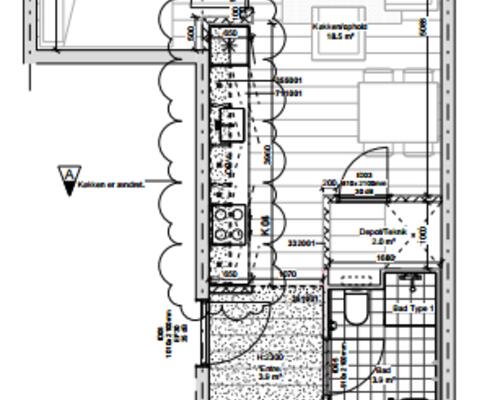 Delevenlig 3-vær. midt i Gartnerbyen!